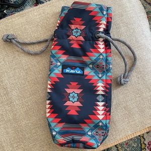 Kavu Napa Water Bottle Holder Aztec Print Discontinued Rare Hiking Cooler Bag